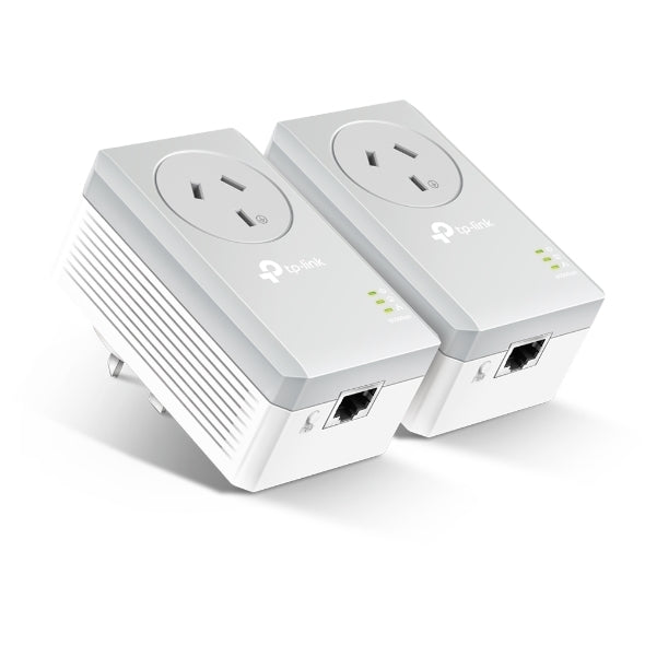 TP-Link TL-PA4010P KIT AV600 Powerline Adapter with AC Pass Through Starter Kit image 0