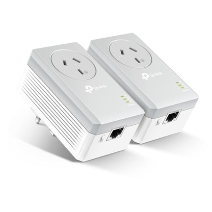 TP-Link TL-PA4010P KIT AV600 Powerline Adapter with AC Pass Through Starter Kit image 0