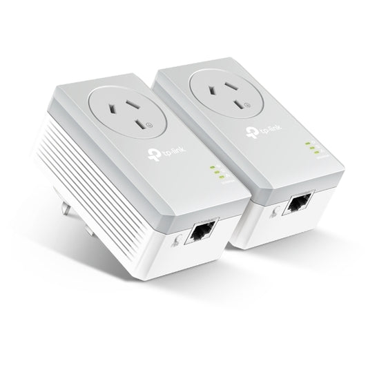 TP-Link TL-PA4010P KIT AV600 Powerline Adapter with AC Pass Through Starter Kit image 0