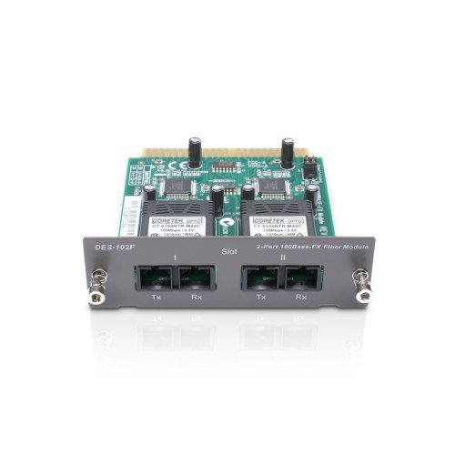 D-Link DES-102F 2-Port 100BaseFX Fiber (SC) Module for DES-1016R+/1024R+ image 0