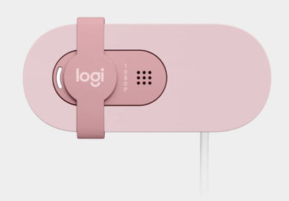 Logitech Brio 100 Full HD 1080p webcam with auto-light balance, integrated priva image 2