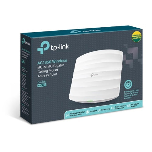 TP-Link EAP225 Omada AC1350 Wireless MU-MIMO Gigabit Ceiling Mount Access Point, image 3