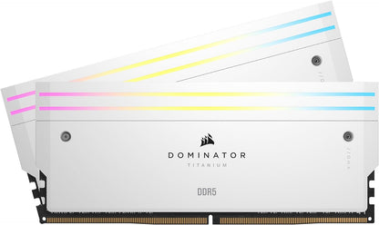 Corsair DOMINATOR® TITANIUM RGB 32GB (2x16GB) DDR5 DRAM 7200MT/s CL34 Intel XMP image 0