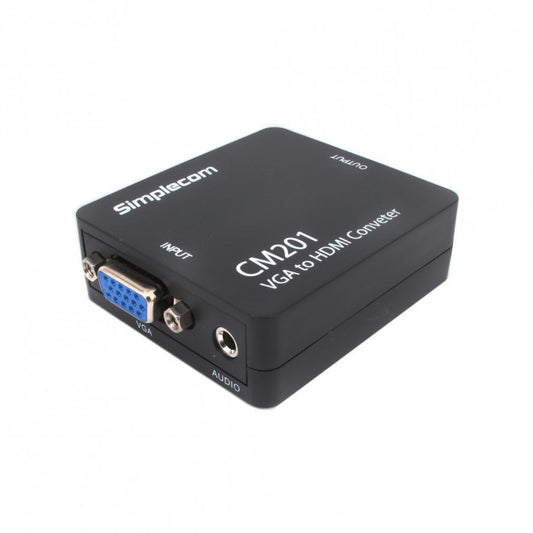 Simplecom CM201 Full HD 1080p VGA to HDMI Converter with Audio image 1