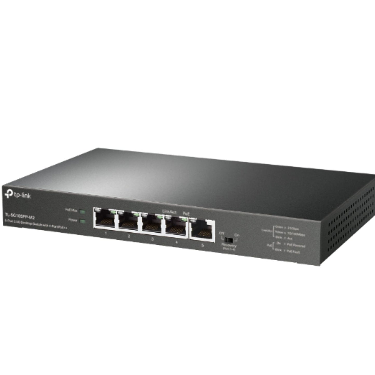 TP-Link TL-SG105PP-M2 5-Port 2.5G Desktop Switch with 4-Port PoE++ image 1