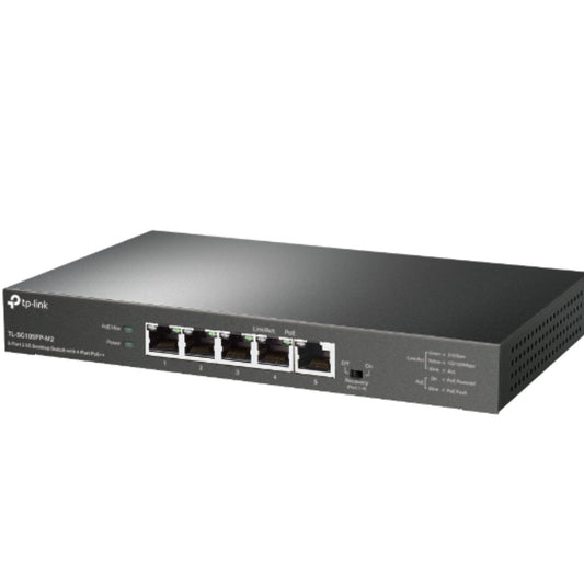TP-Link TL-SG105PP-M2 5-Port 2.5G Desktop Switch with 4-Port PoE++ image 1