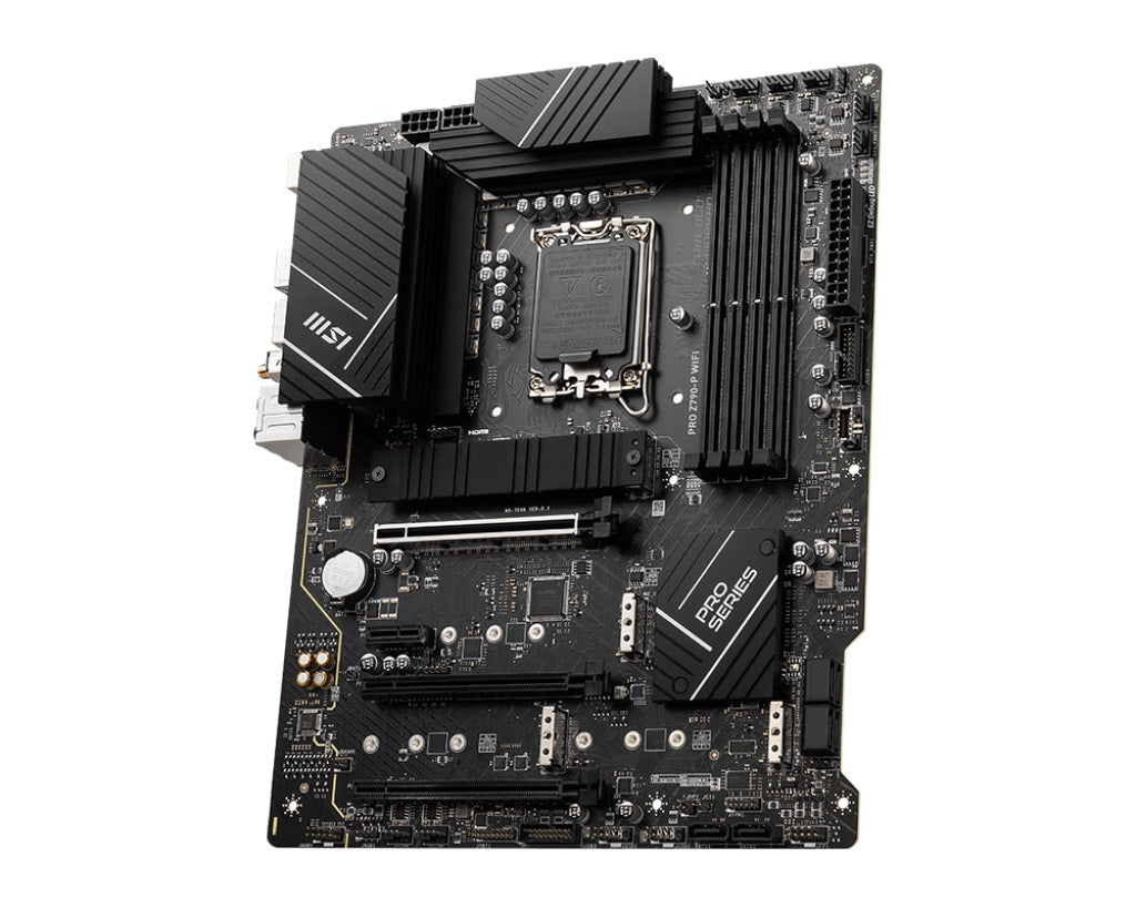 MSI PRO Z790-P WIFI Intel LGA 1700 ATX  Motherboard, 4x DDR5 128GB, 1x PCI-E x 1 image 2