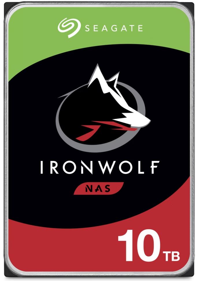 Seagate IronWolf ST10000VN000 10TB 7200 RPM 256MB Cache SATA 6.0Gb/s 3.5' Hard D image 0