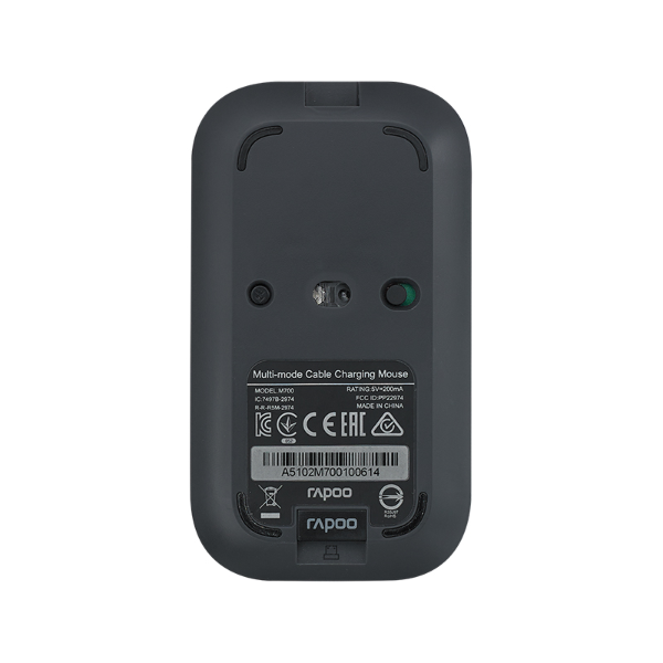 RAPOO M700 Wireless Mouse 2.4G/BT 5.0 1300DPI Long Battery Life Wireless Chargin image 3