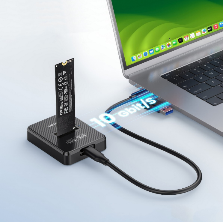 Simplecom SD511 M.2 SSD Docking Station NVMe and SATA Dual Protocol USB 3.2 Gen image 2