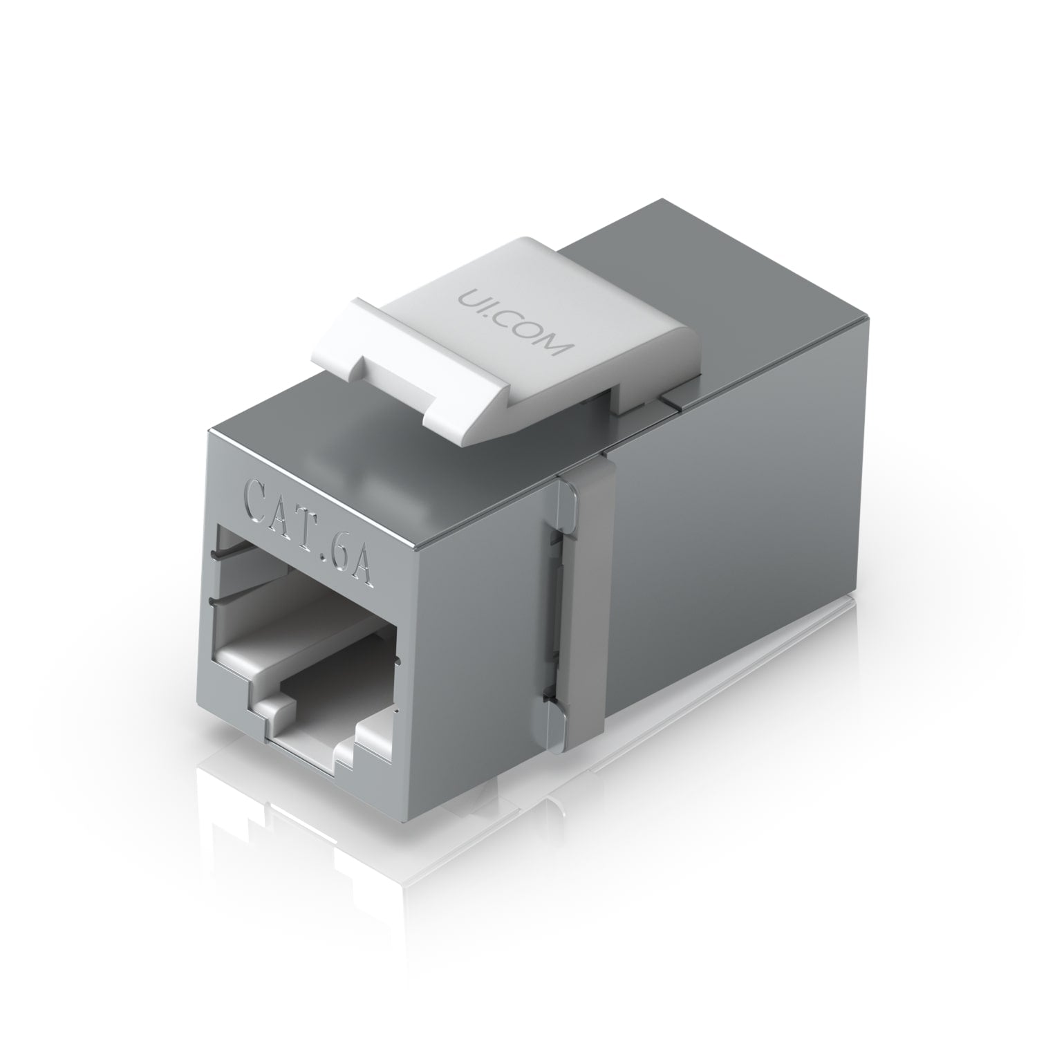 Ubiquiti Pass-through Cat6A Keystone Coupler, 12-Pack, For Connecting Pre-termin image 0