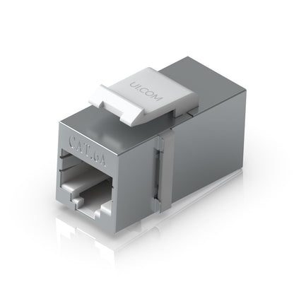 Ubiquiti Pass-through Cat6A Keystone Coupler, 12-Pack, For Connecting Pre-termin image 0