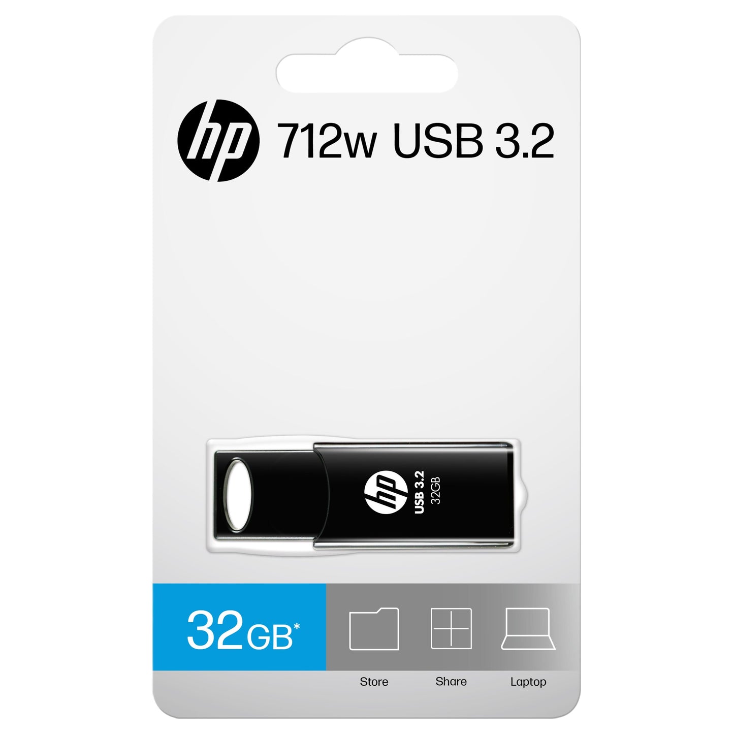 HP 712B, 32GB, BLACK, USB 3.2, PCBA 3.2 image 3