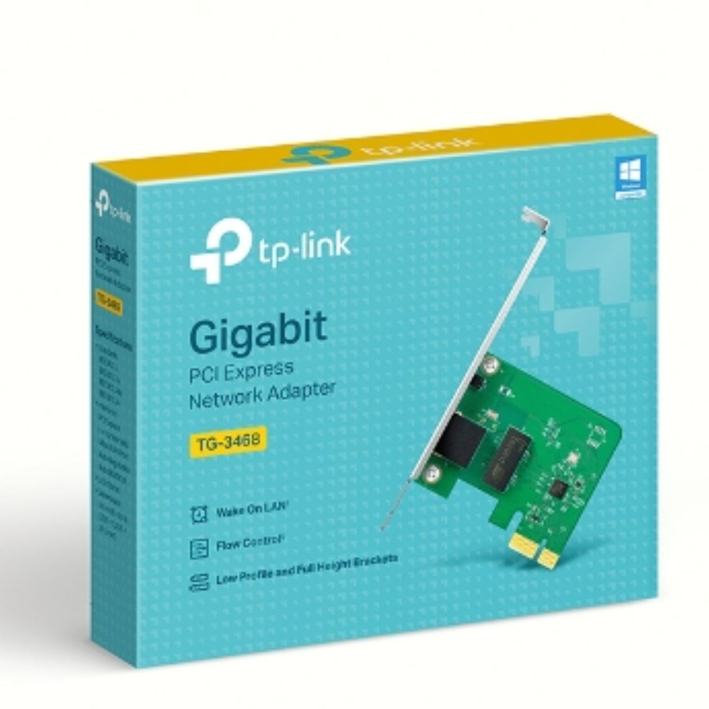 TP-Link TG-3468 Gigabit PCI Express LAN Adapter Card 10/100/1000 Realtek image 2