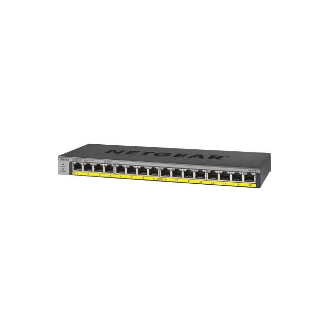NETGEAR 16-port PoE+ Gigabit Unmanaged Switch, ProSAFE Lifetime Wty image 0