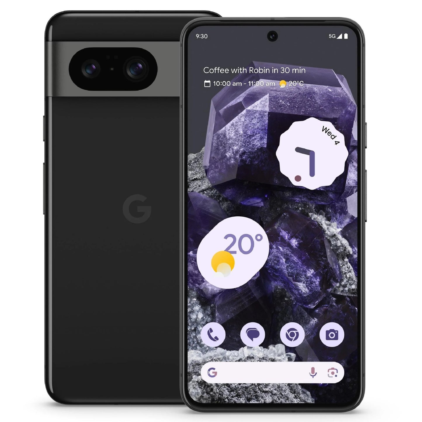 Google Pixel 8 5G 256GB - Obsidian (GA04833-AU)*AU STOCK*, 6.2', Full HD+, 120Hz image 0