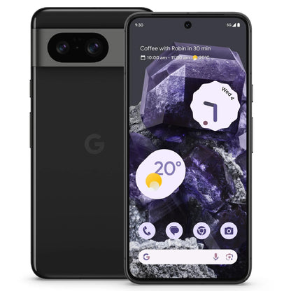 Google Pixel 8 5G 256GB - Obsidian (GA04833-AU)*AU STOCK*, 6.2', Full HD+, 120Hz image 0