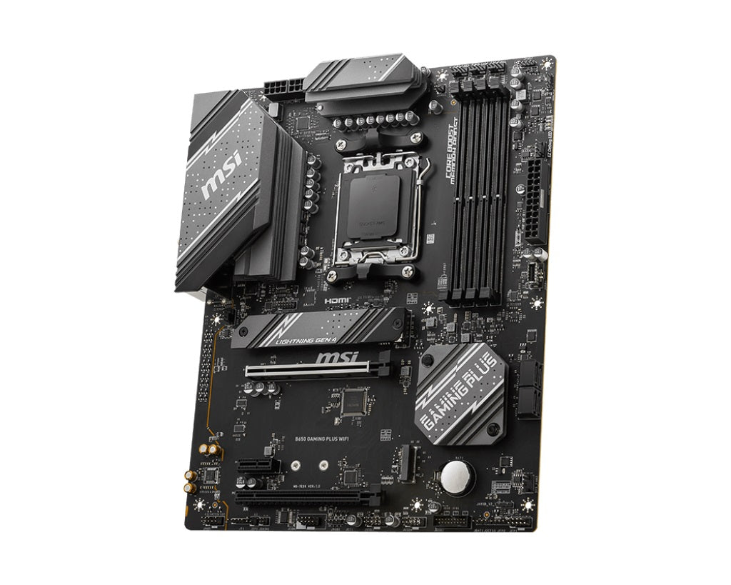 MSI MPG B650 GAMING PLUS WIFI AMD AM5 ATX Motherboard, 4x DDR5 ~192GB, 2x PCI-E image 2