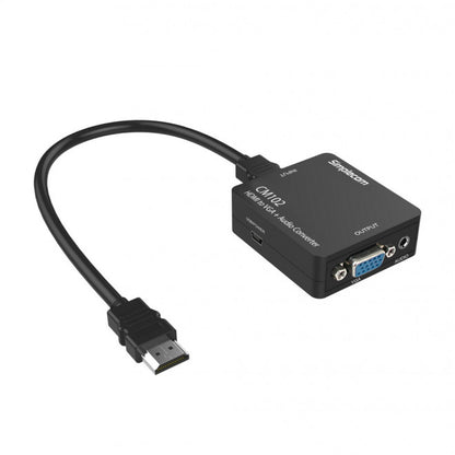 Simplecom CM102 HDMI to VGA + Audio 3.5mm Stereo Converter image 0