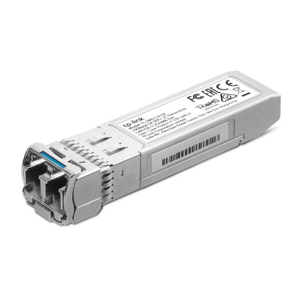 TP-Link TL-SM5110-LR 10GBase-LR SFP+ LC Transceiver Hot-Pluggable, Supports Digi image 0