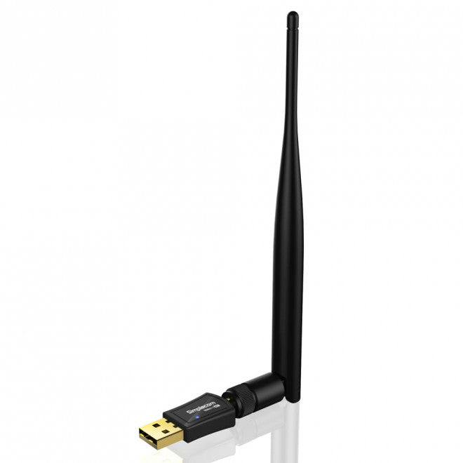 Simplecom NW611 AC600 WiFi Dual Band USB Adapter with 5dBi High Gain Antenna image 0