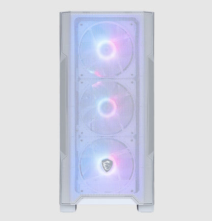 MSI MAG PANO 110R PZ  WHITE Micro ATX Case, 2 x USB 5Gbps , 1x USB C 20Gbps, 1 x image 2