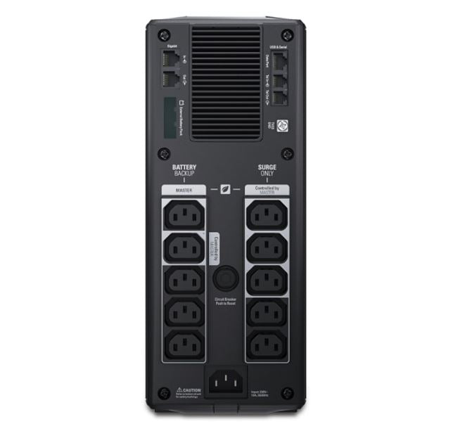 APC Back-UPS Pro 1500VA/865W Line Interactive UPS, Tower, 230V/10A Input, 10x IE image 2