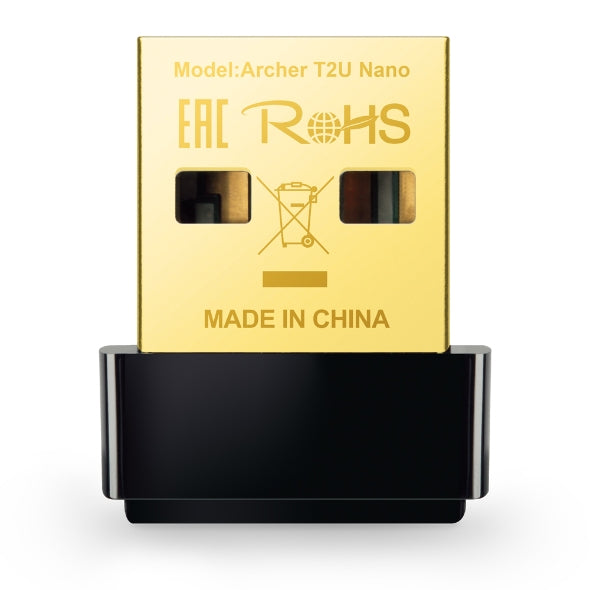 TP-Link Archer T2U Nano AC600  Wi-Fi USB Adapter,433Mbps at 5GHz + 200Mbps at 2. image 1