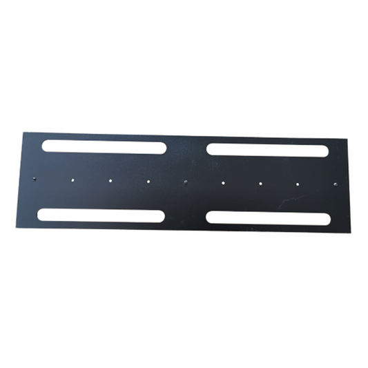 LDR Rackmount Din Rail, Black Metal Construction, 35mm International Din Rail image 1
