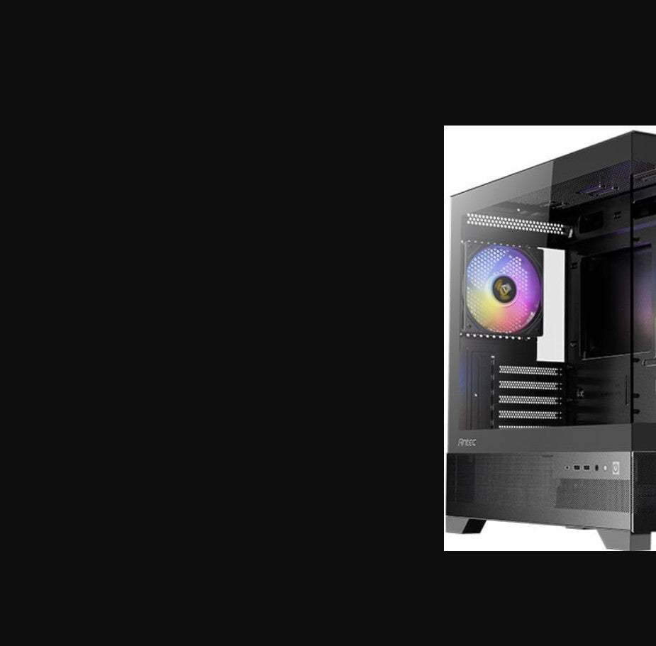 ANTEC CX500M ARGB Left side Tempered Glass  panel image 0