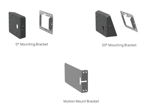 Yealink RoomPanel Mount Kits, Device Compatibility RoomPanel, 0° Mounting Brack image 0