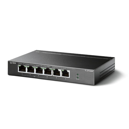 TP-Link TL-SF1006P 6-Port 10/100Mbps Desktop Switch with 4-Port PoE+, Up To 67W image 2