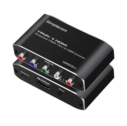 Simplecom CM505v3 Component (YPbPr + Stereo R/L) to HDMI Converter Full HD 1080p image 0