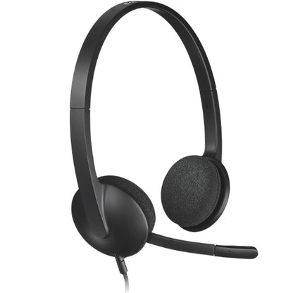 Logitech H340 Plug-and-Play USB Headset with Noise Cancelling Microphone Comfort image 1