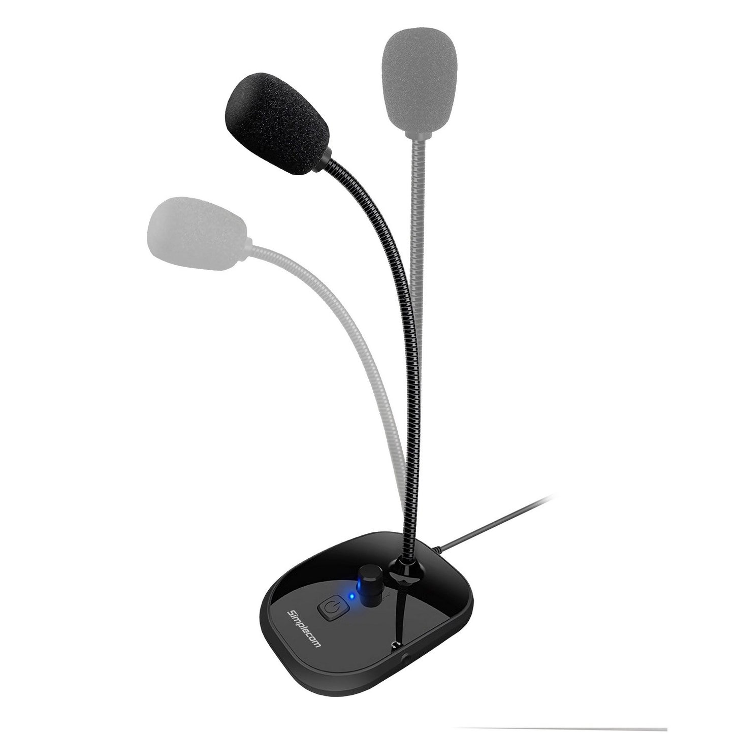 Simplecom UM360 Plug and Play USB Desktop Microphone with Headphone Jack image 2