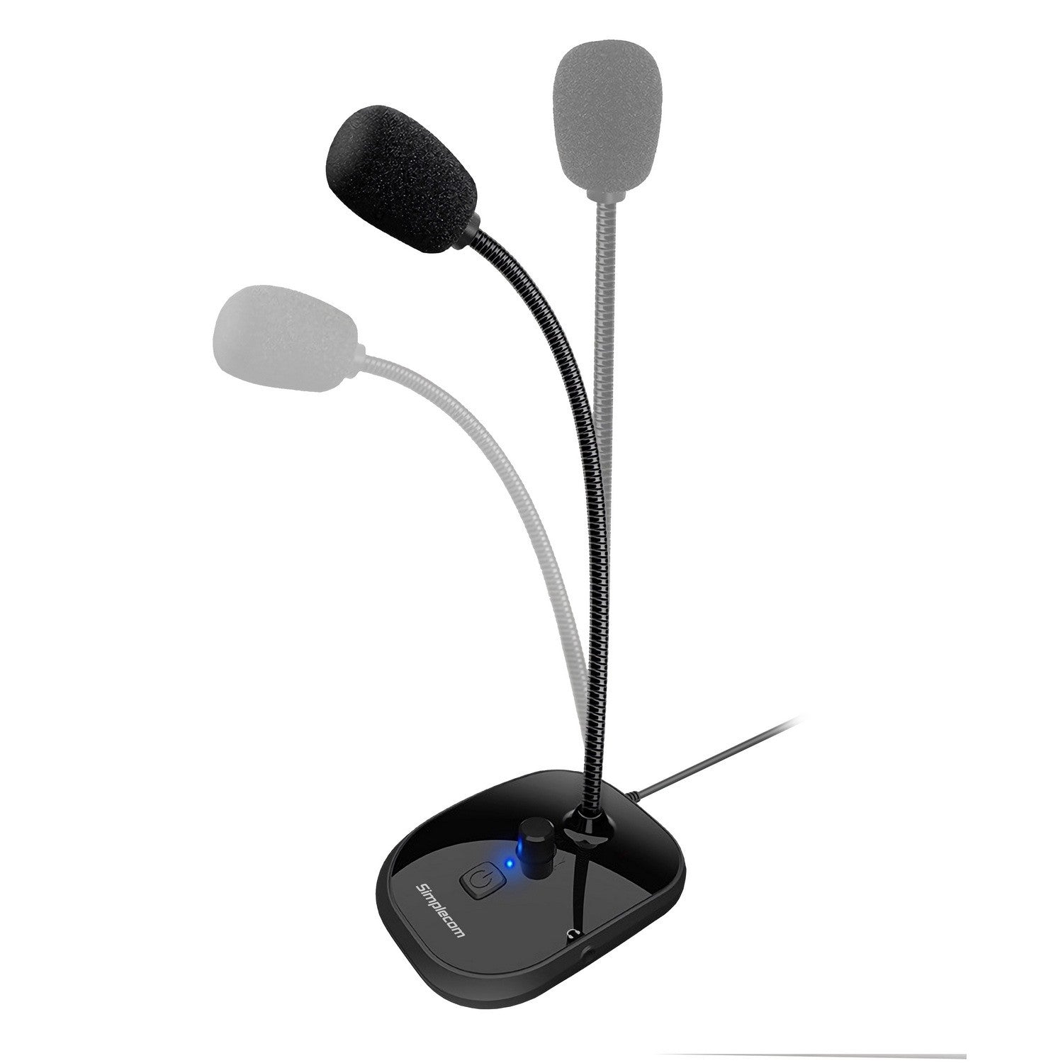 Simplecom UM360 Plug and Play USB Desktop Microphone with Headphone Jack image 2