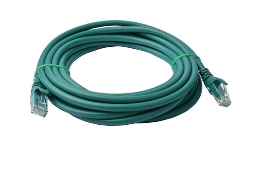 8Ware CAT6A Cable 10m - Green Color RJ45 Ethernet Network LAN UTP Patch Cord Sna image 0