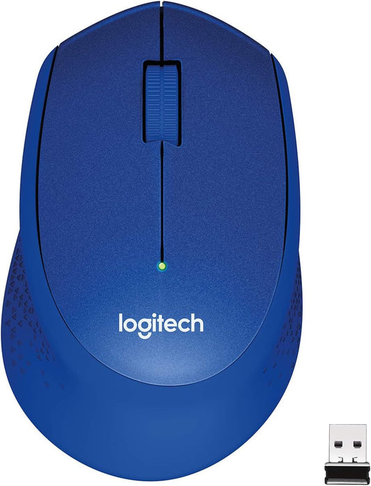 Logitech M331 SILENT PLUS  Wireless Mouse Blue  DPI (Min/Max): 1000±  1-Year Li image 0