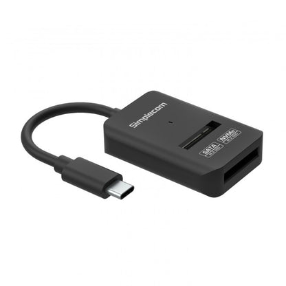 Simplecom SA506 NVMe / SATA Dual Protocol M.2 SSD to USB-C Adapter Converter USB image 0