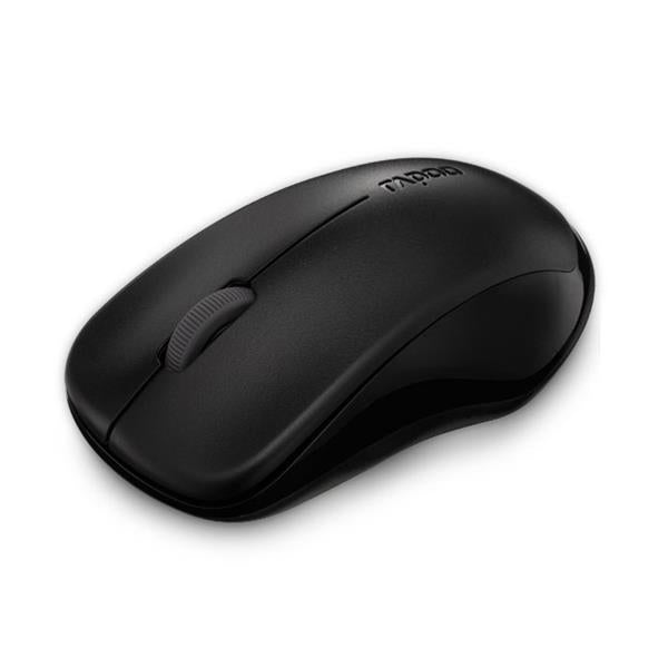 RAPOO 1620 2.4G Wireless Mouse Black, 1000 DPI, Long Battery. Retail Pack image 0