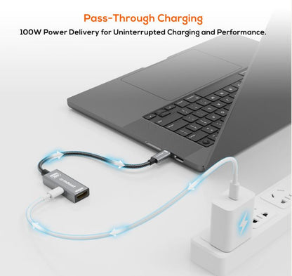 mbeat Tough Link USB-C to HDMI Adapter with 100W PD - Space Grey  5V-20V/5A, 100 image 3