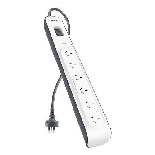 Belkin BSV603 6-Outlet 2-Meter Surge Protection Strip, Protects Against Spikes A image 0