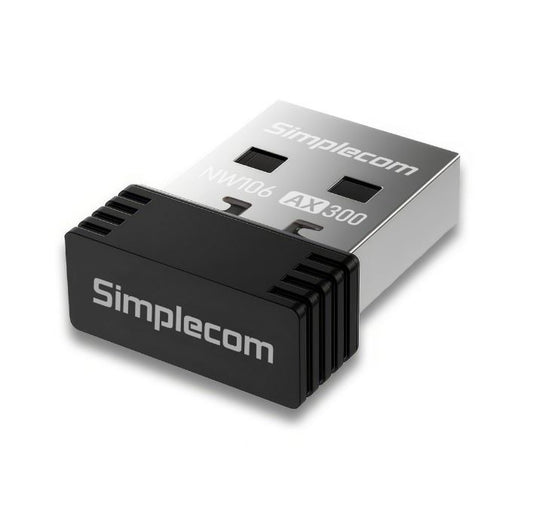 Simplecom NW106 AX300 2.4GHz Wi-Fi 6 USB Wireless Nano Adapter image 1