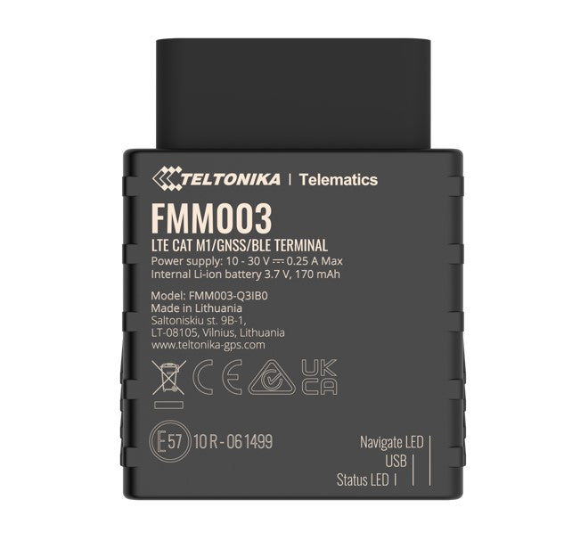 Teltonika FMM003 LTE CAT M1 ADVANCED OBDII TRACKER WITH BLUETOOTH image 0