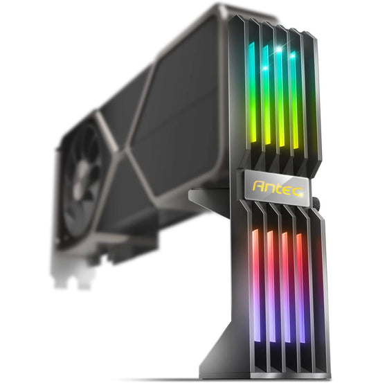 Antec RGB GPU Support Bracket, Graphics Card Holder, Addressable RGB 5V 3PIN RGB image 0