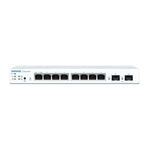 Sophos CS101-8FP Sophos Switch - 8 port with Full PoE - Desktop, Wall Mount image 0