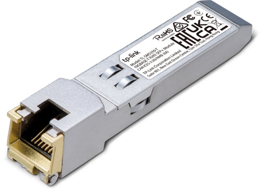 TP-Link TL-SM5310-T 10G BASE-T RJ45 SFP+ Module, Transmit data up to 30m* at 10 image 0