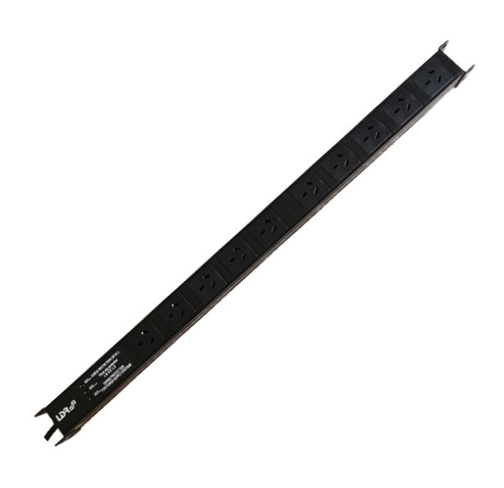LDR 10-Port 10A Power Distribution Unit AU Approved - 10x 3-Pin AU/NZ Outlets/Sl image 0