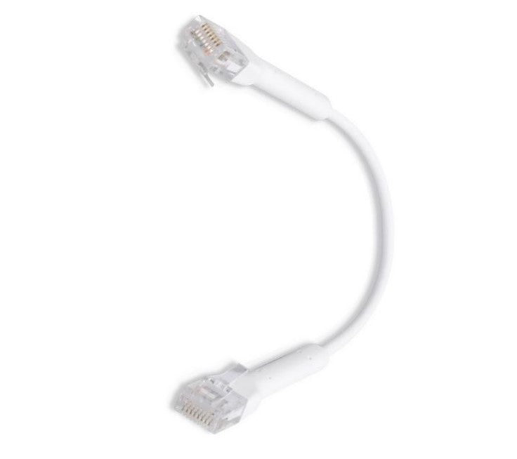 Ubiquiti UniFi Patch Cable Single Unit, 5m, White, End Bendable to 90 Degree, RJ image 3