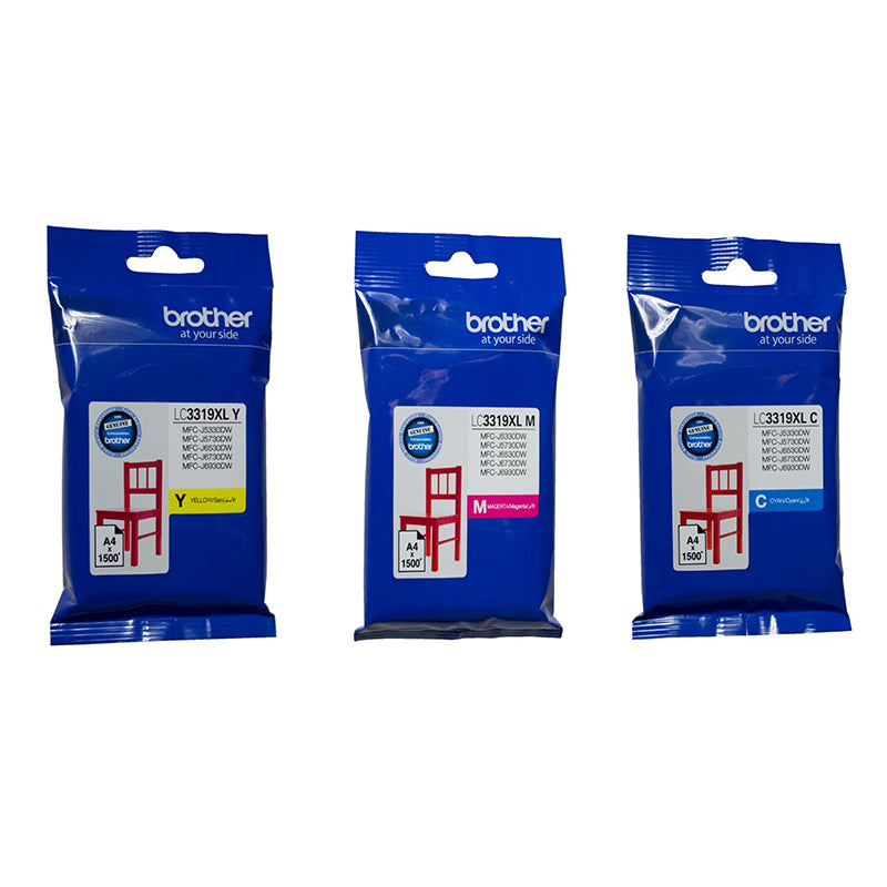 Brother LC-3319XL  Colour Value Pack 1X Cyan 1X Magenta 1X Yellow-MFC-J5330DW/J5 image 1